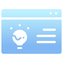 Wall Mural - knowledge website icon