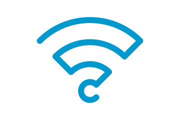 Poster - Wi Fi symbol signal connection. Vector wireless internet technology sign. Wifi network communication icon.