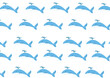 Cute whale seamless pattern vector.