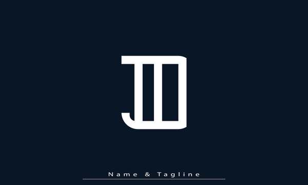 Alphabet letters Initials Monogram logo IO , OI