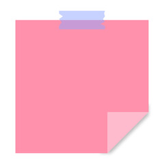 Poster - colorful sticky note