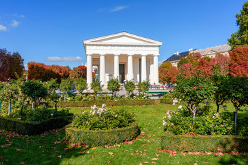 Sticker - Theseus temple in Volksgarten park in autumn, Vienna, Austria