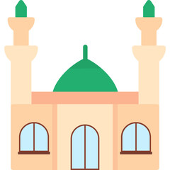 Canvas Print - Mosque Icon