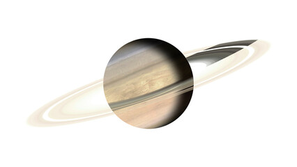 Wall Mural - saturn planet isolated texture
