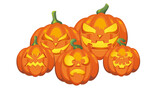 Fototapeta Młodzieżowe - halloween pumpkin illustration