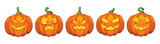 Fototapeta Młodzieżowe - halloween pumpkin illustration