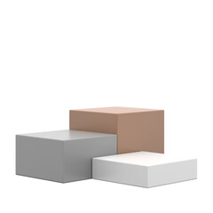 Wall Mural - display stand. product display. 3d element.