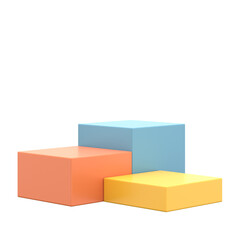 Wall Mural - display stand. product display. 3d element.