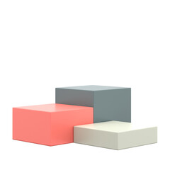 Wall Mural - display stand. product display. 3d element.