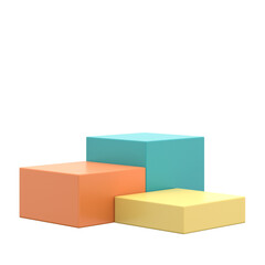 Wall Mural - display stand. product display. 3d element.