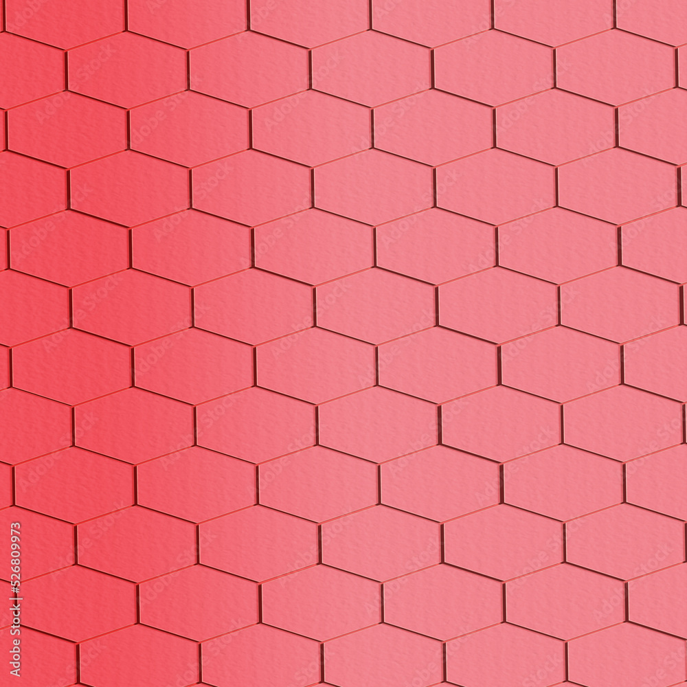 Pink Hexagon Background