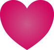 Dark Pink Heart