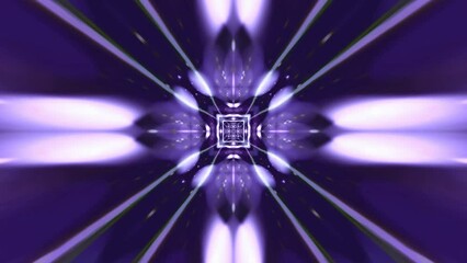 Wall Mural - abstract kaleidoscope motion graphics background in purple tones