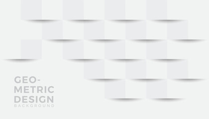 Poster - Abstract modern geometric gradient with white background