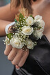 High School Girl Shows Off Pretty Corsage For Prom Date