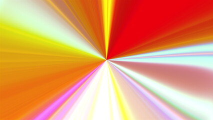 Poster - Gradient lines. Computer generated 3d render