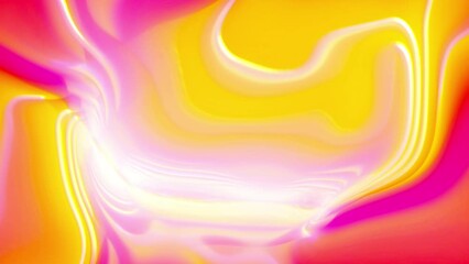 Poster - Neon wave. Computer generated 3d render