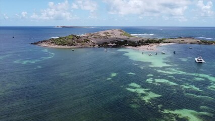 Canvas Print - Aerial St Martin Sint Maarten