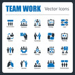 © popcornarts - Set of icons for business and Teamwork