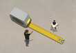 © fStop - Couple with large tape measure