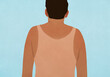 © fStop - Rear view man with tank top tan lines