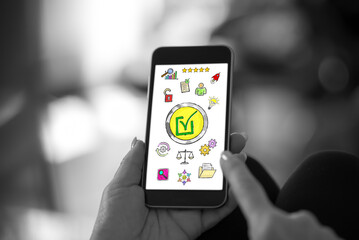 Poster - Validation concept on a smartphone
