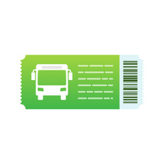 Ticket bus, great design for any purposes. Transport vector. Business icon