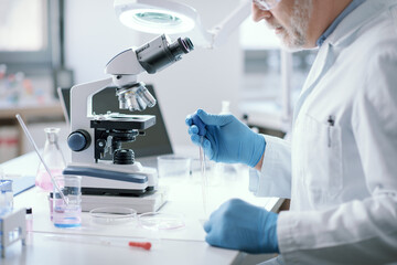 Wall Mural - scientist working in the laboratory