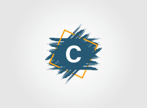 C Creating an Artistic Brush Article Logo.
