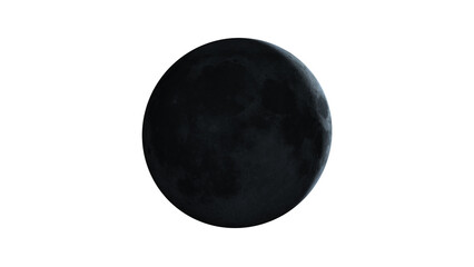 Wall Mural - waxing crescent moon isolated