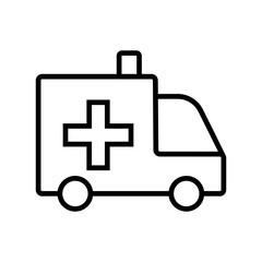 Poster - ambulance icon design. medical symbols for health illustrations 