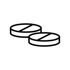 Poster - pill icon design. medical symbols for health illustrations 