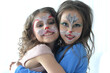 © aletia2011 - Cute little girls with faces painted posing