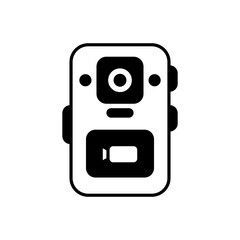 Wall Mural - Bodycam icon in vector. Logotype