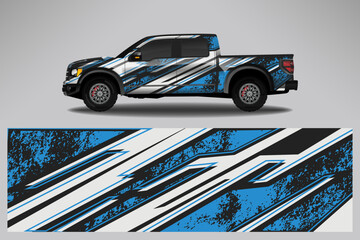  Car decal wrap livery design. Graphic abstract line racing background Vector design for vehicle, race car, rally, adventure livery camouflage.