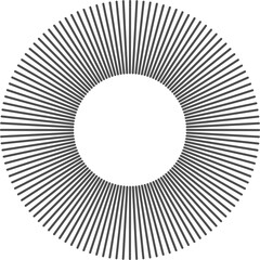 Wall Mural - sun rays icon, shine and burst line