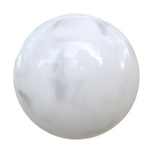 Marble Ball For Luxury Decoration. 3D Element.