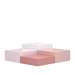 Wall Mural - Display stand. Product display. 3D element design.