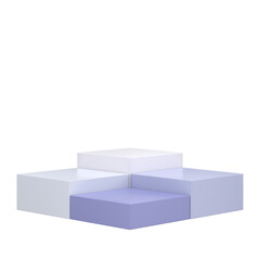 Wall Mural - Display stand. Product display. 3D element design.