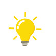 © StockBURIN - The light bulb is full of ideas And creative thinking, analytical thinking for processing. Light bulb icon vector. ideas symbol illustration.