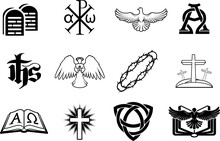 Set Of Christian Icons