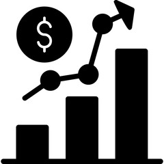 Sticker - Business Growth Icon