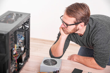 Poster - Repair, assembly and restoration of personal computers.