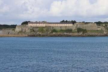 Sticker - view of the citadel in Belle Ile 