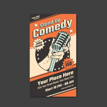 Stand Up Comedy Instagram Story Template
