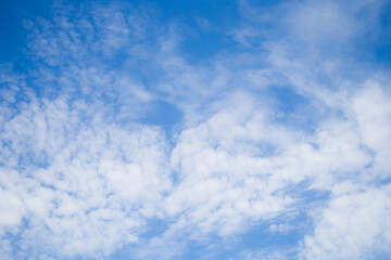 Wall Mural - blue sky with clouds