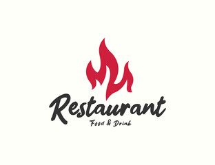 Wall Mural - Restaurant logotype design