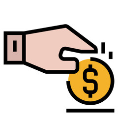 Poster - bank fees icon