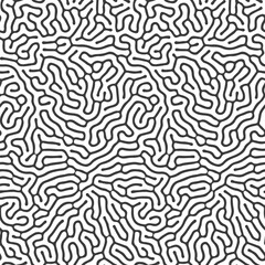 Poster - Abstract seamless pattern. Organic curves. Organic seamless pattern.