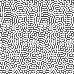 Poster - Abstract seamless pattern. Organic curves. Organic seamless pattern.